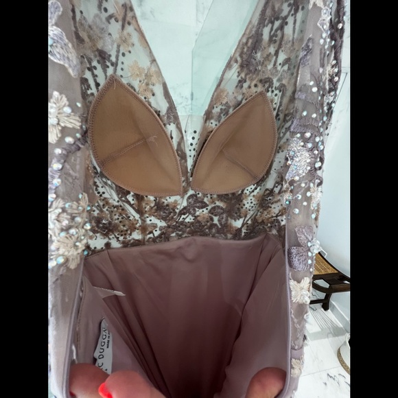 New - Crystal Embellished Embroidered Floral Gown Style 20131 - NWT - Picture 16 of 17